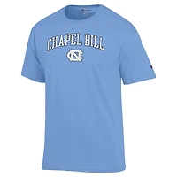Men's  Champion Carolina Blue North Tar Heels Chapel Bill T-Shirt
