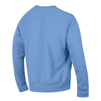 Sweat-shirt Champion pour homme, bleu Caroline, North Carolina Tar Heels, Relentless Reverse Weave