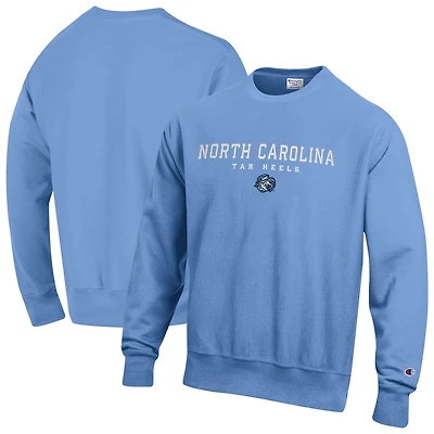 Men's Champion  Carolina Blue North Tar Heels Relentless Reverse Weave Sweatshirt