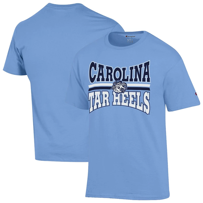 Men's Champion  Carolina Blue North Tar Heels Team Zoom T-Shirt