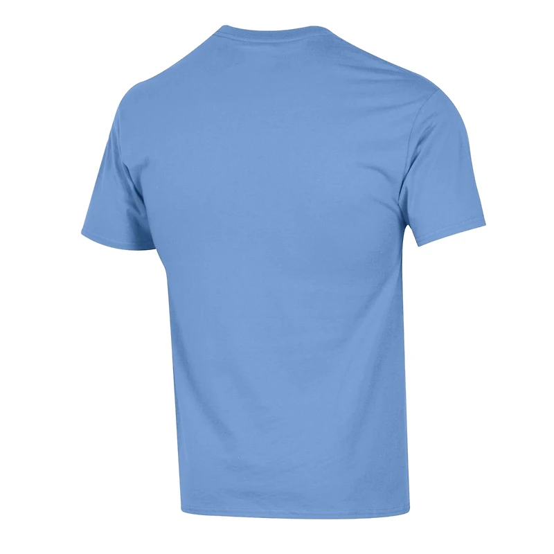 T-shirt Champion bleu Caroline pour homme, équipe des Tar Heels de du Nord, Zoom