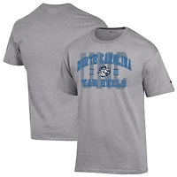T-shirt universitaire Champion gris chiné pour homme, North Carolina Tar Heels