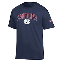 T-shirt Champion bleu marine pour homme, North Carolina Tar Heels, édition Americana 250e anniversaire.