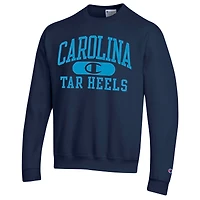 Men's Champion Navy North Carolina Tar Heels Arch Pill Sweatshirt