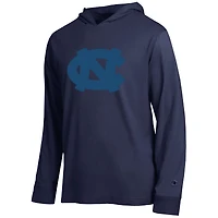 Men's Champion  Navy North Carolina Tar Heels Tonal All-Star Long Sleeve Hooded T-Shirt