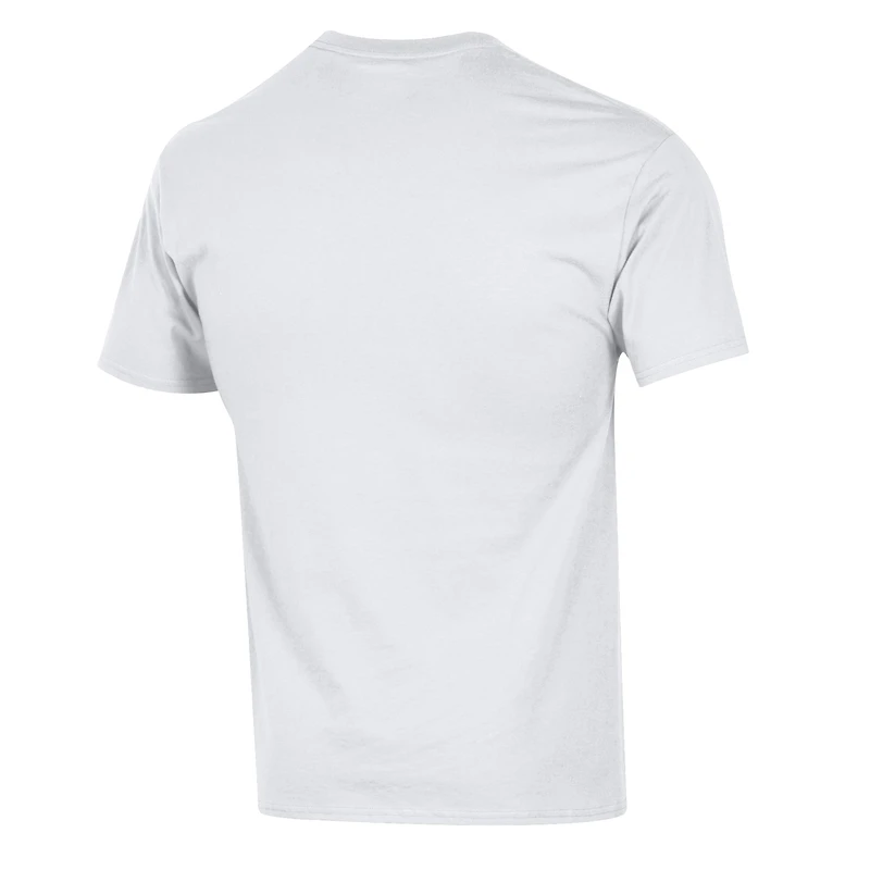 Men's  Champion White North Carolina Tar Heels Chapel Bill Mascot T-Shirt