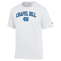 Men's  Champion White North Carolina Tar Heels Chapel Bill T-Shirt