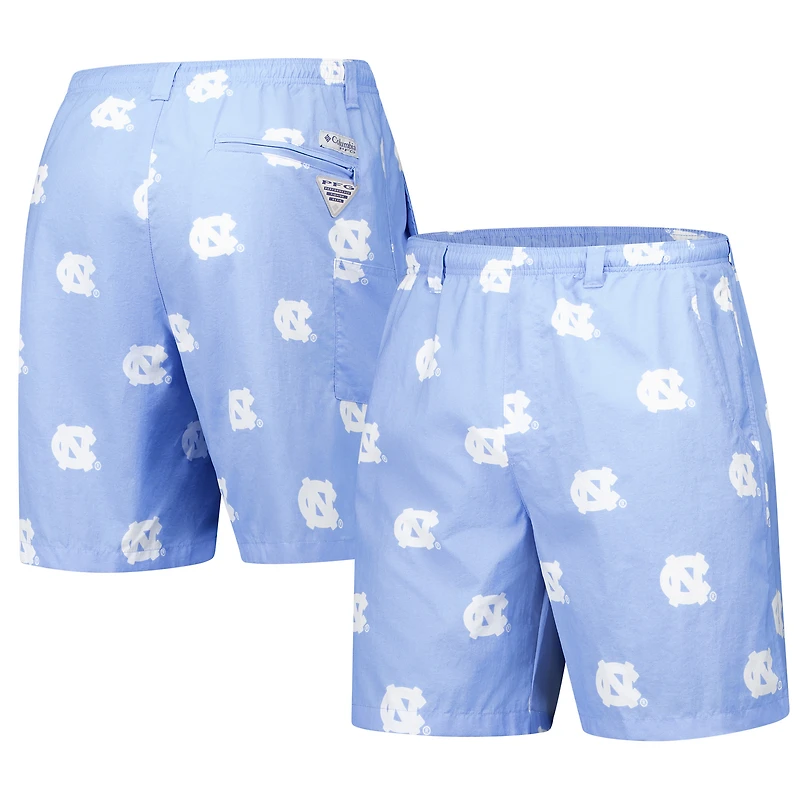 Short imprimé Columbia Carolina Blue North Tar Heels Backcast III pour homme