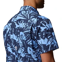 Men's Columbia Carolina Blue North Tar Heels Super Slack Tide Omni-Wick Button-Up Shirt