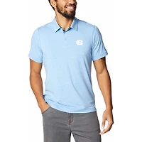 Polo omni-shade Tech Trail Columbia bleu Caroline du Nord pour homme