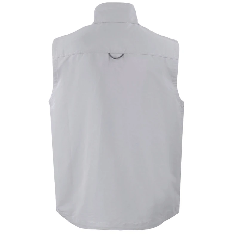 Gilet zippé écologique Charter pour homme, gris, de la Caroline du Nord, des Tar Heels, marque Cutter & Buck, collection Big Tall