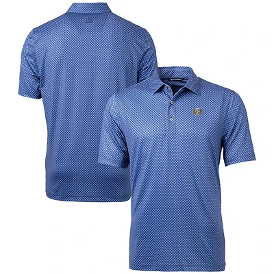 Polo extensible bleu marine à imprimé bannière Vault Pike des Tar Heels de Caroline du Nord pour homme Cutter & Buck