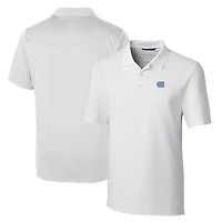 Men's Cutter & Buck White North Carolina Tar Heels Big Tall Forge Stretch Polo