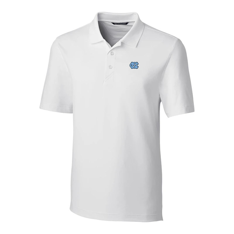 Polo extensible Forge pour homme Cutter & Buck, blanc, North Carolina Tar Heels, grandes tailles