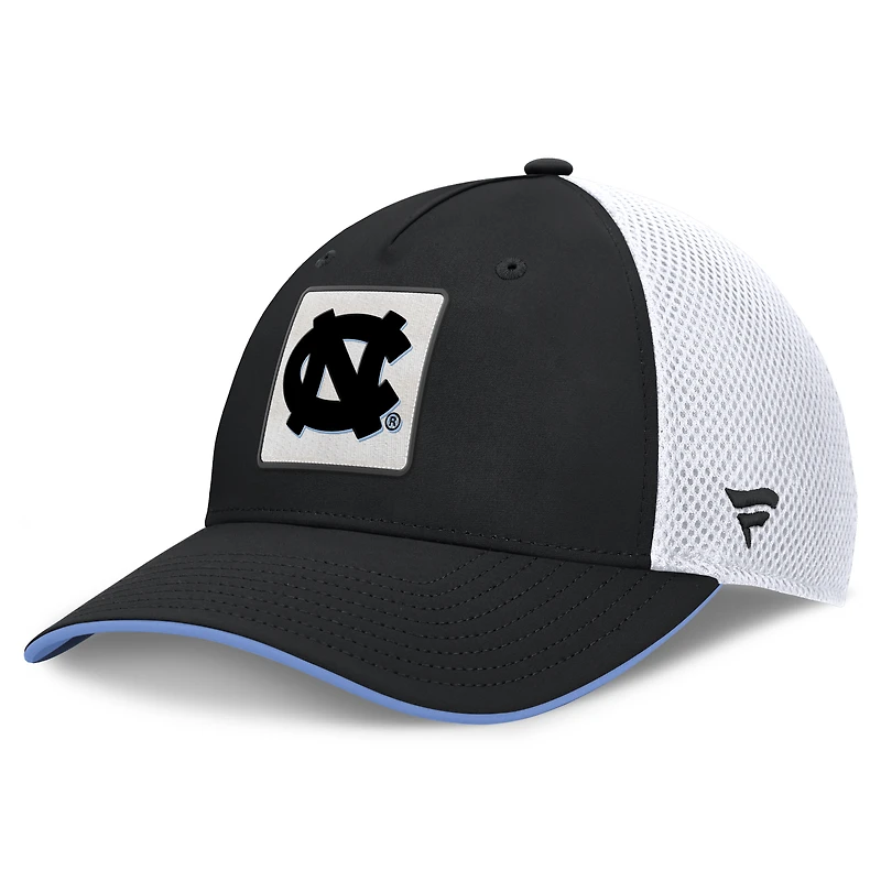 Casquette 5 panneaux Matter Flex noire Fanatics pour homme, North Carolina Tar Heels