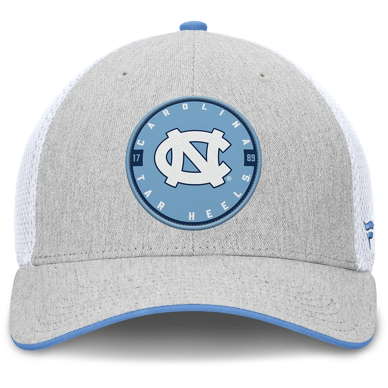 Men's Fanatics  Heather Gray North Carolina Tar Heels Trigger Flex Hat