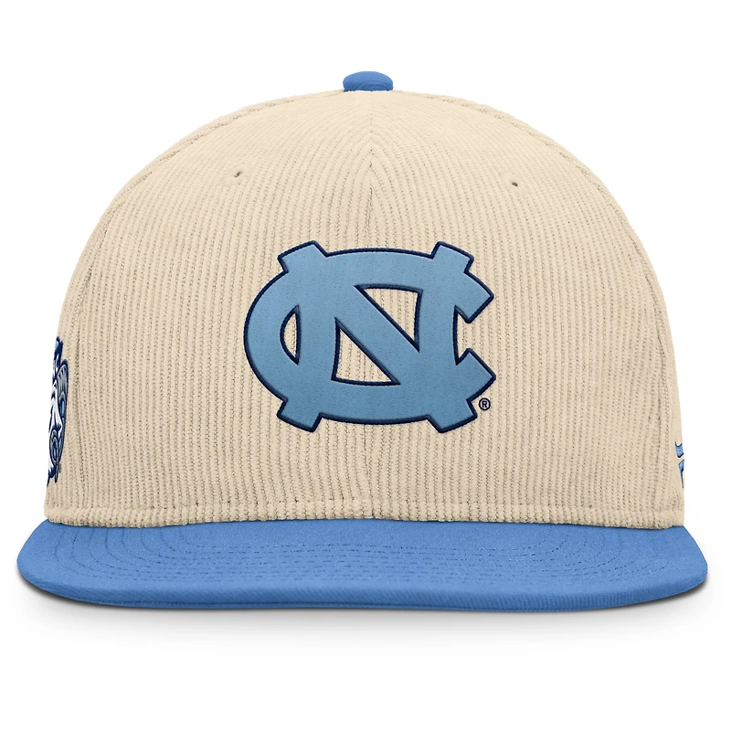 Men's Fanatics Tan North Carolina Tar Heels Catcher Snapback Hat