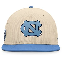 Men's Fanatics Tan North Carolina Tar Heels Catcher Snapback Hat