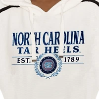 Men's Gameday Couture Cream North Carolina Tar Heels Down, Set, Go Hoodie and Shorts Lounge Set