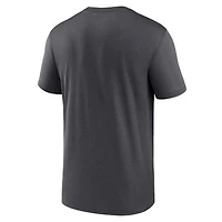 Men's Jordan Brand Anthracite North Carolina Tar Heels Primetime Legend Icon Performance T-Shirt