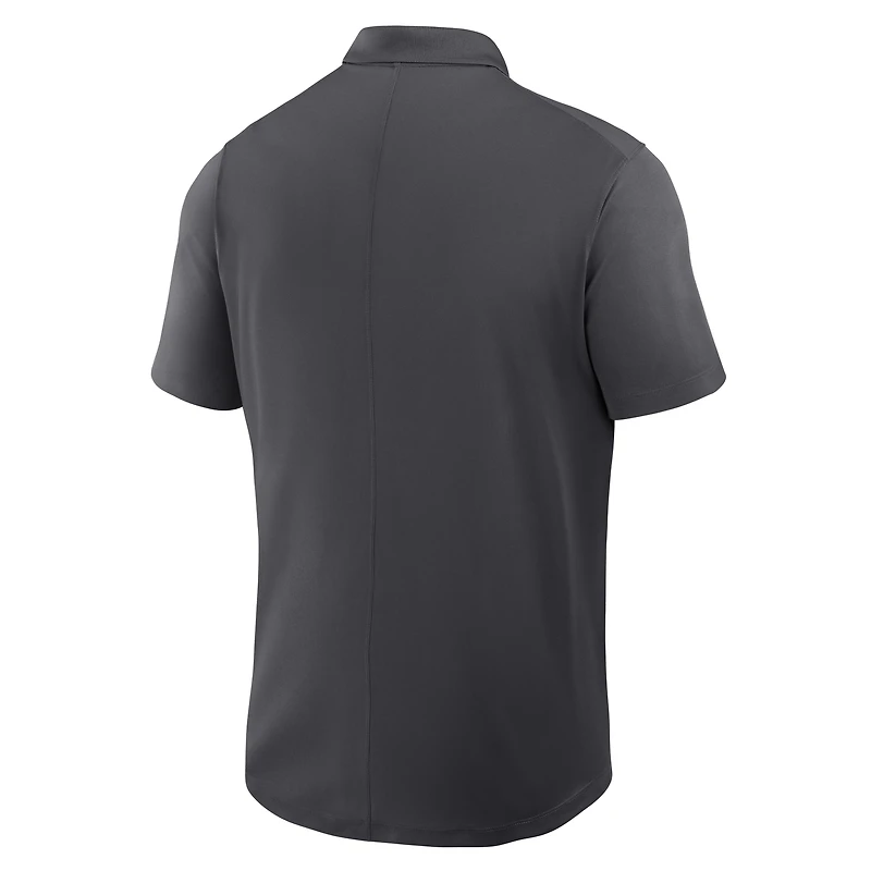 Polo Jordan Brand anthracite pour homme, logo principal Primetime Victory des Tar Heels de Caroline du Nord