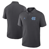 Polo Jordan Brand anthracite pour homme, logo principal Primetime Victory des Tar Heels de Caroline du Nord