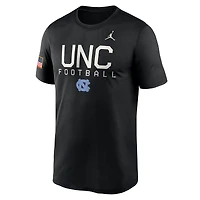 Men's Jordan Brand  Black North Carolina Tar Heels 2024 Military Appreciation Legend Performance T-Shirt
