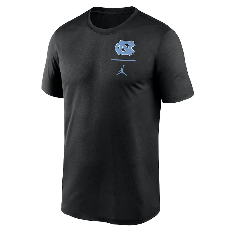 Men's Jordan Brand Black North Carolina Tar Heels Primary Logo Legend Performance T-Shirt