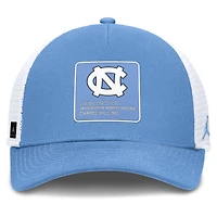 Men's Jordan Brand  Carolina Blue/White North Carolina Tar Heels 2025 On-Field Rise Engineered Trucker Adjustable Hat