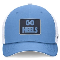 Men's Jordan Brand Carolina Blue/White North Carolina Tar Heels Local Rise Trucker Adjustable Hat