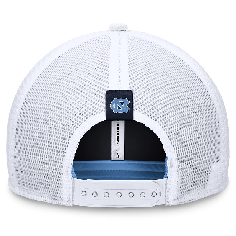 Men's Jordan Brand Carolina Blue/White North Carolina Tar Heels Local Rise Trucker Adjustable Hat