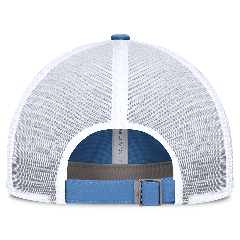 Casquette ajustable Jordan Brand Carolina Blue/White North Carolina Tar Heels Primetime Club Trucker pour homme
