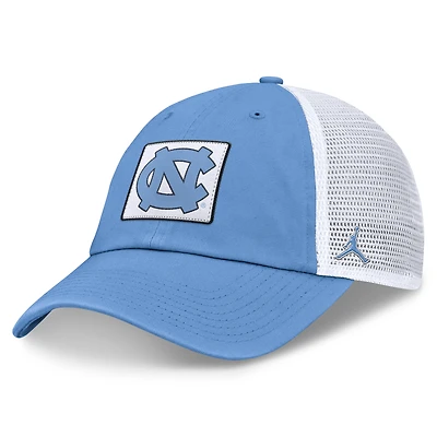 Casquette ajustable Jordan Brand Carolina Blue/White North Carolina Tar Heels Primetime Club Trucker pour homme