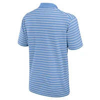 Men's Jordan Brand Carolina Blue/White North Tar Heels Primetime Victory Striped Dri-FIT Polo