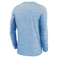 Men's Jordan Brand Carolina Blue North Tar Heels 2024 Sideline Velocity Dri-FIT Long Sleeve T-Shirt