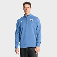 Pull Jordan Brand Carolina Blue pour homme, édition 2025 des North Tar Heels, avec demi-zip, Premium Dri-FIT