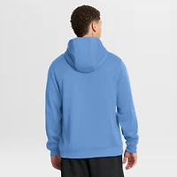 Sweat à capuche Jordan Brand Carolina Blue pour homme, édition 2025 des Tar Heels de Caroline du Nord, Premium Dri-FIT, avec fermeture éclair quart tour