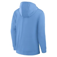 Sweat à capuche Jordan Brand Carolina Blue pour homme, édition 2025 des Tar Heels de Caroline du Nord, Premium Dri-FIT, avec fermeture éclair quart tour