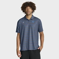 Men's Jordan Brand Carolina Blue North Tar Heels 2025 Coaches Premium Tour Stripe Dri-FIT Polo
