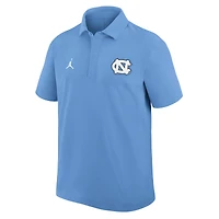 Men's Jordan Brand Carolina Blue North Tar Heels 2025 Coaches Sideline Polo