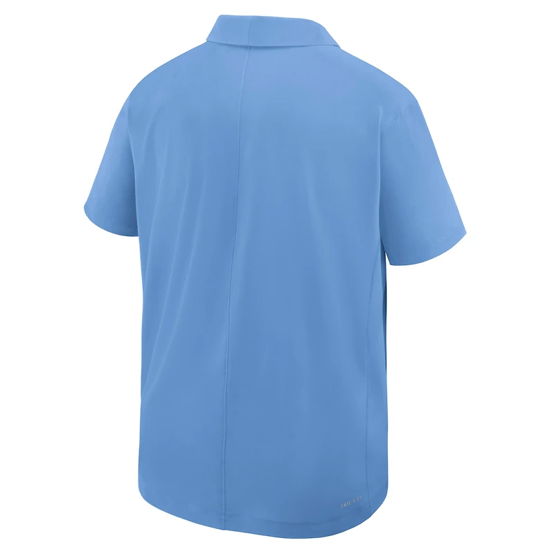 Men's Jordan Brand Carolina Blue North Tar Heels 2025 Coaches Sideline Polo