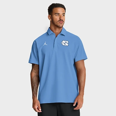 Men's Jordan Brand Carolina Blue North Tar Heels 2025 Coaches Sideline Polo