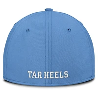 Casquette Jordan Brand Carolina Blue pour homme des Tar Heels de Caroline du Nord 2025 On-Field Rise Performance Flex