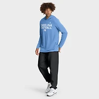 Men's Jordan Brand Carolina Blue North Tar Heels 2025 Sideline Dri-FIT Long Sleeve Hoodie T-Shirt