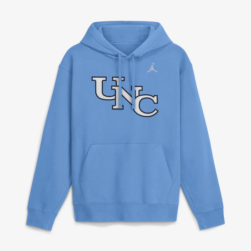 Sweat à capuche en polaire Jordan Brand bleu Caroline des Tar Heels de du Nord 2026 Sideline Club pour homme