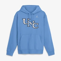 Sweat à capuche en polaire Jordan Brand bleu Caroline des Tar Heels de du Nord 2026 Sideline Club pour homme
