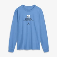 Men's Jordan Brand Carolina Blue North Tar Heels 2026 Sideline Dri-FIT Long Sleeve T-Shirt