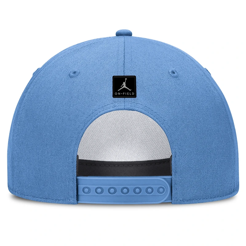 Men's Jordan Brand Carolina Blue North Tar Heels 2026 Sideline Dri-FIT Rise Adjustable Hat