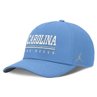Casquette ajustable Jordan Brand Carolina Blue North Tar Heels 2026 Sideline Dri-FIT Rise pour homme