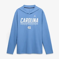 Men's Jordan Brand Carolina Blue North Tar Heels 2026 Sideline Lightweight Long Sleeve Hooded Dri-FIT Top